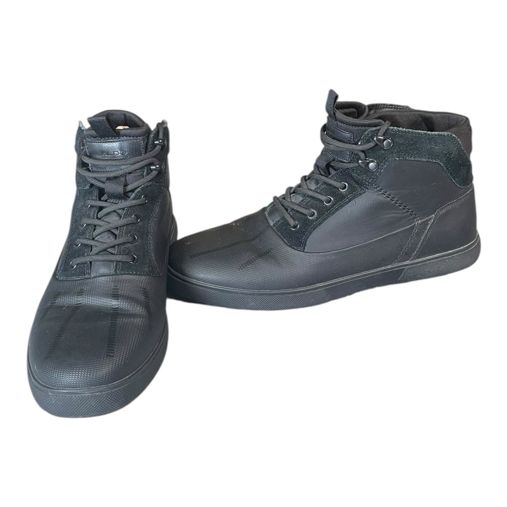 Aldo Men's Snow Boots Sneakers Black US Size 10